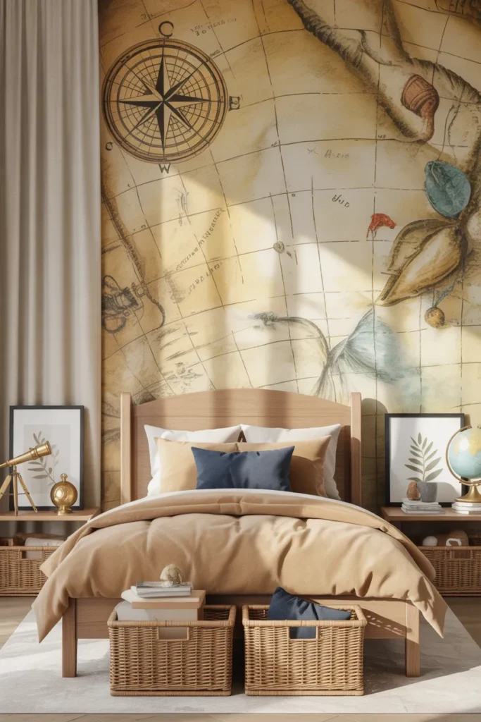 Treasure Map Wall