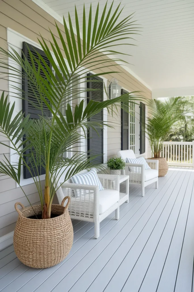 Tropical Palm Pots