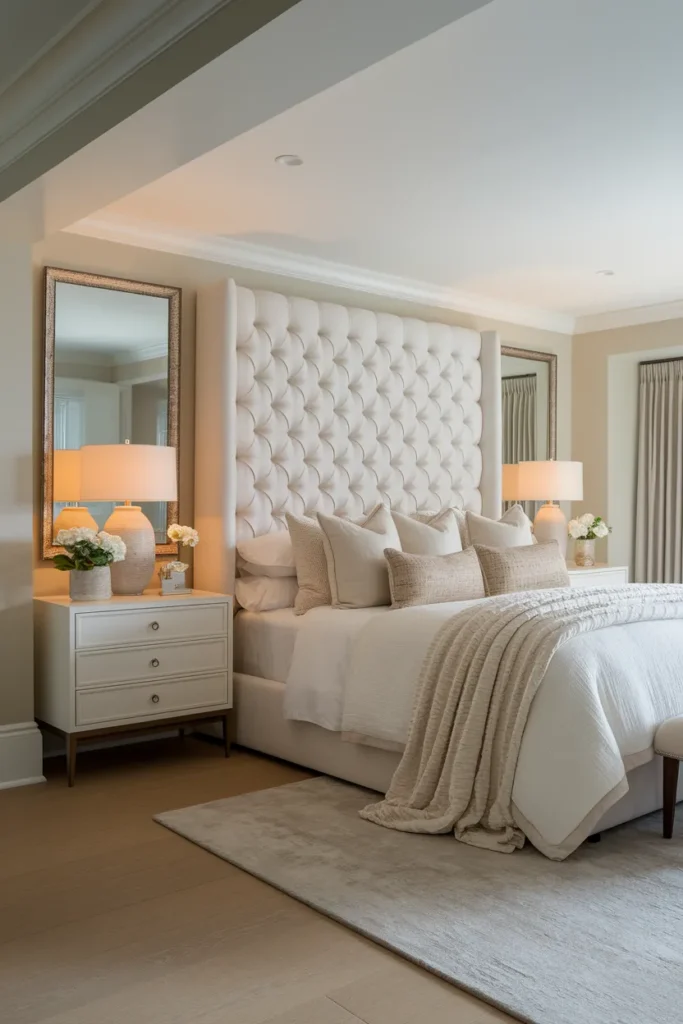 Tufted Linen Panels
