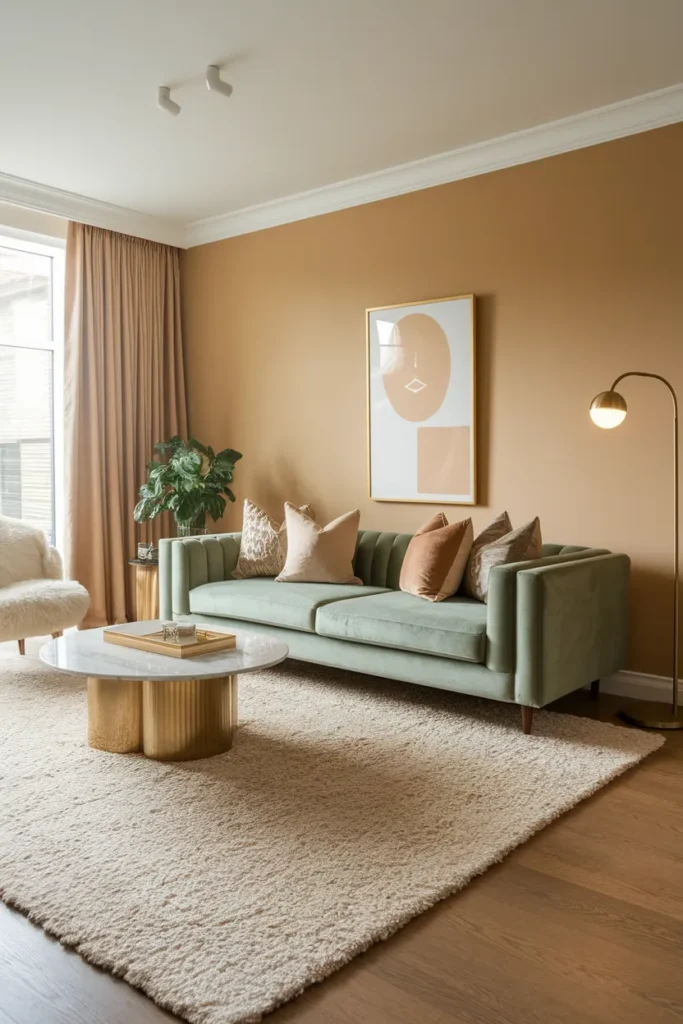 Velvet Sage Sofa