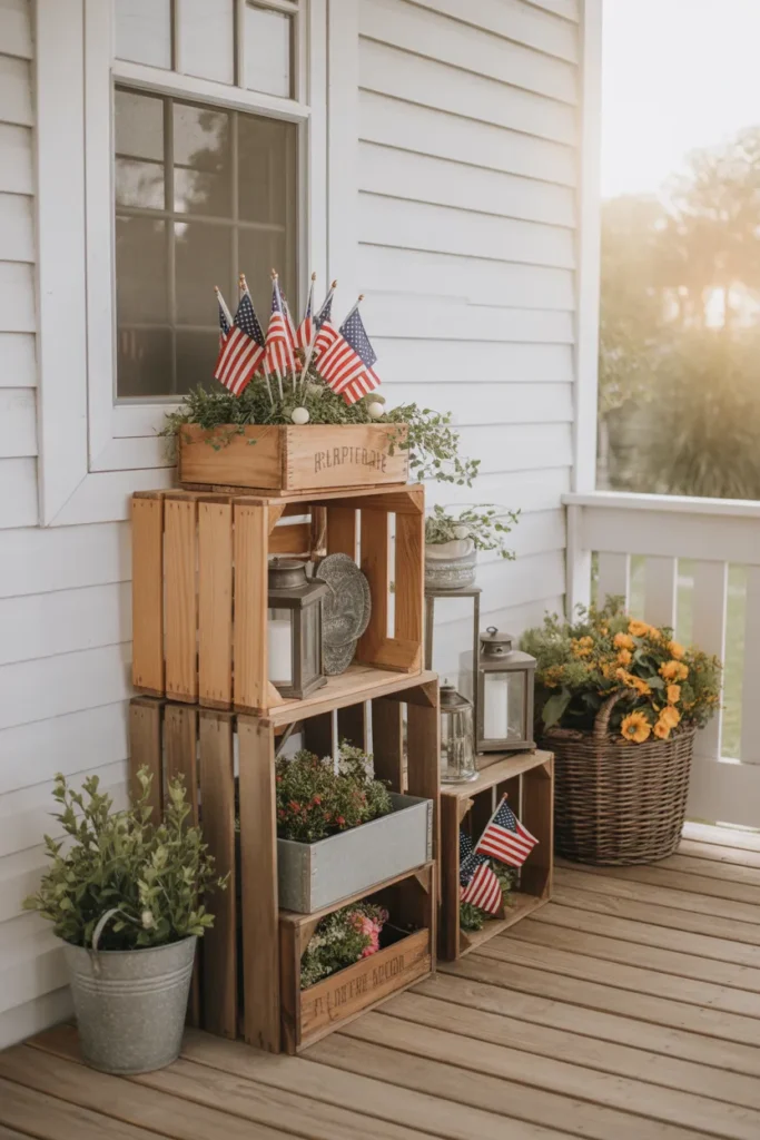 Vintage Crate Stack