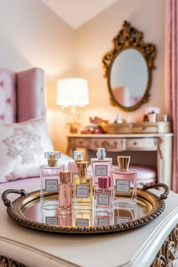 Vintage Perfume Display
