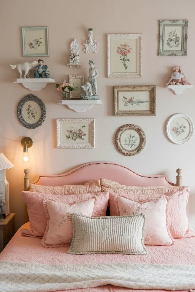 Vintage Trinket Shelves