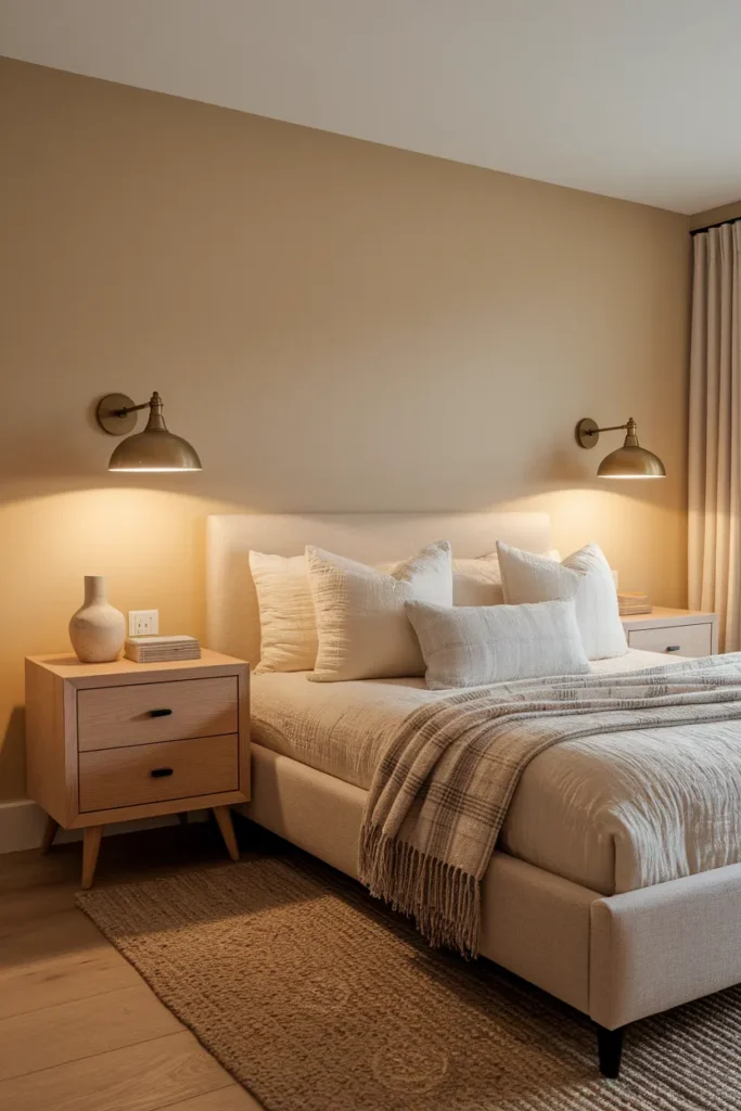 Warm Bedside Sconces