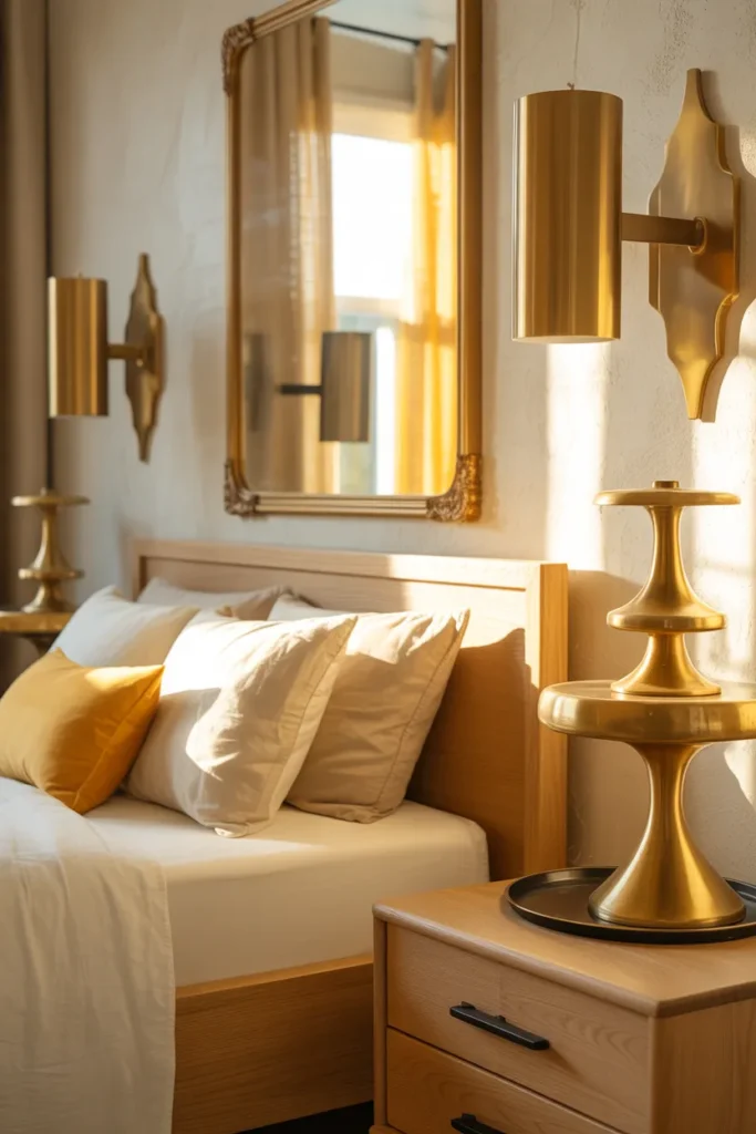 Warm Brass Accents