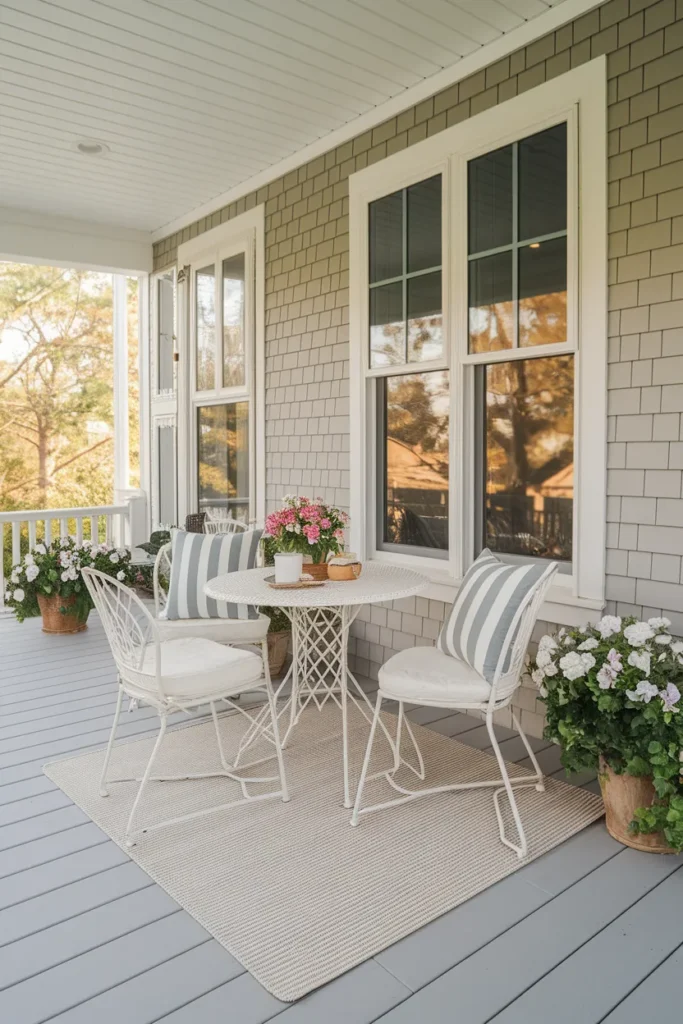 White Bistro Set