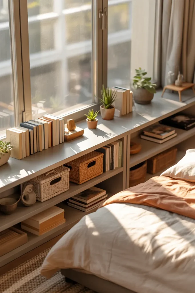 Window Ledge Storage
