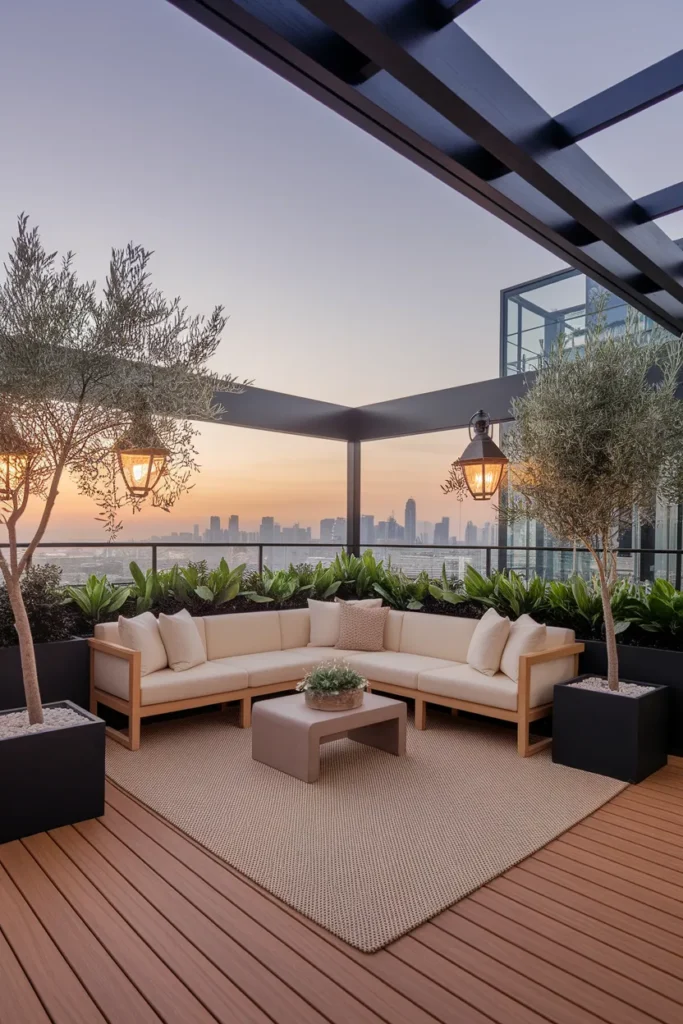 Wooden Deck Lounge