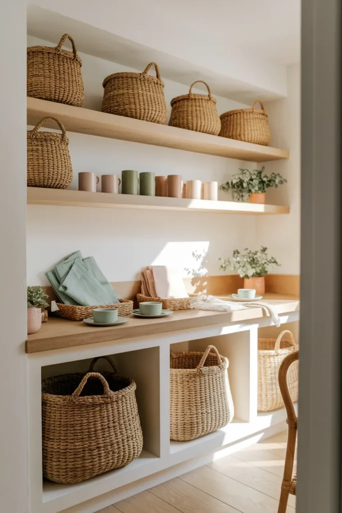 Woven Basket Corner