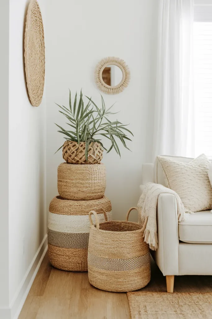 Woven Basket Displays