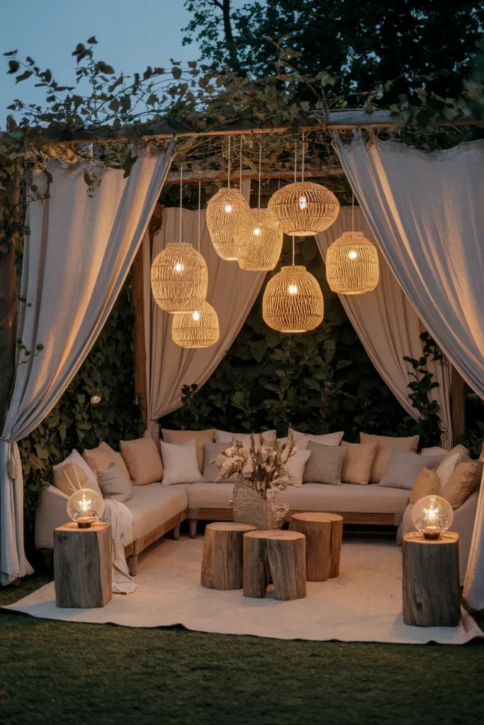 Woven Lantern Clusters