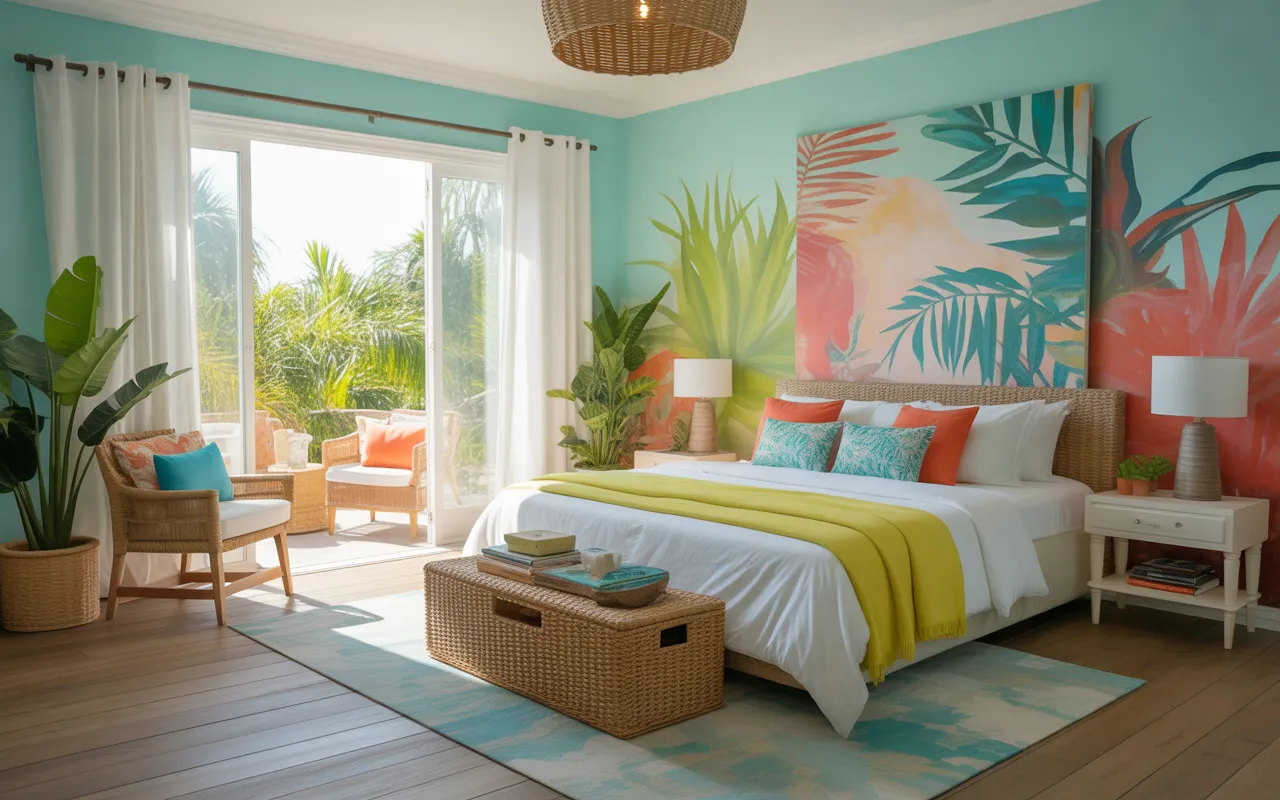  colorful bedroom 
