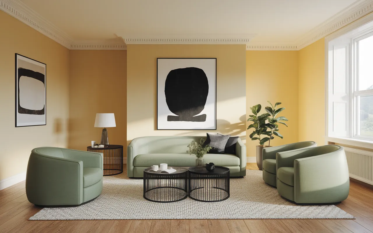 sage green living room ideas