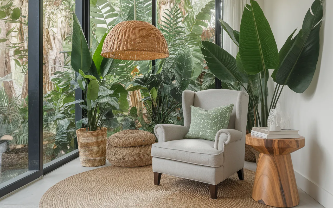 Tropical Jungle Living Room
