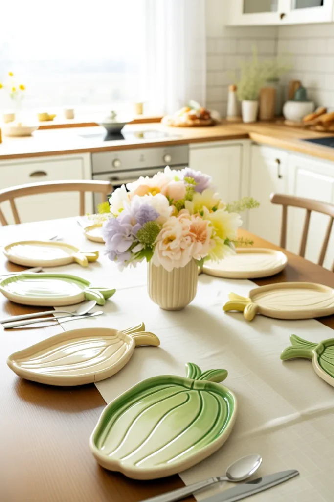Add Whimsy With Vegetable-Shaped Tableware
