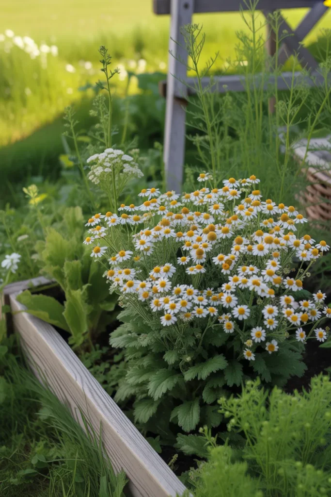 Bug Repelling Feverfew Flower