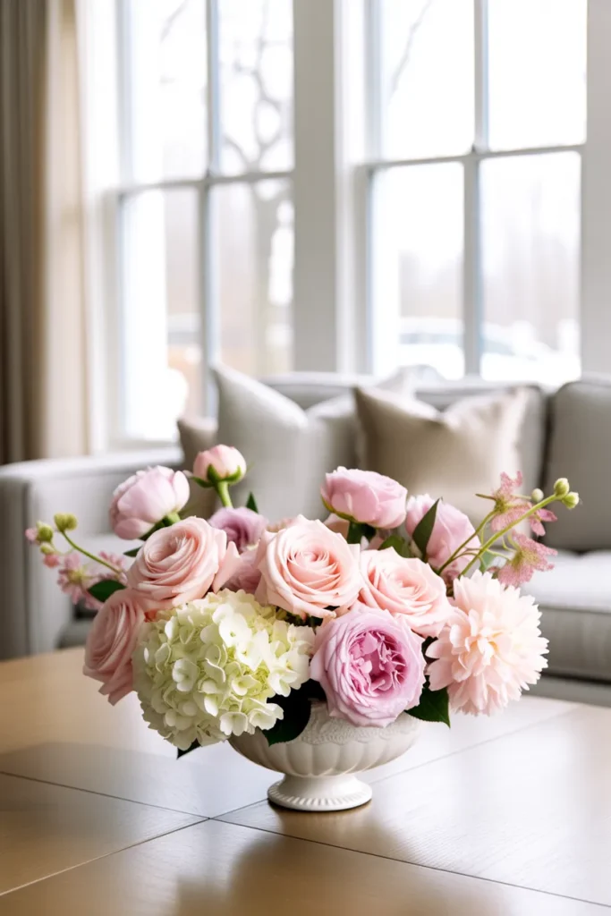 Dreamy Pastel Flower Arrangement