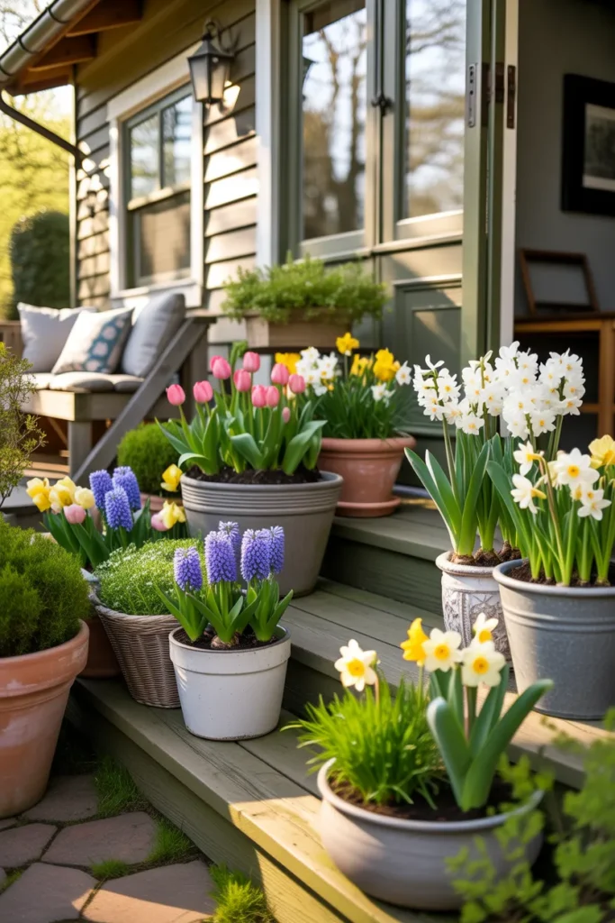 Potted Spring Plants