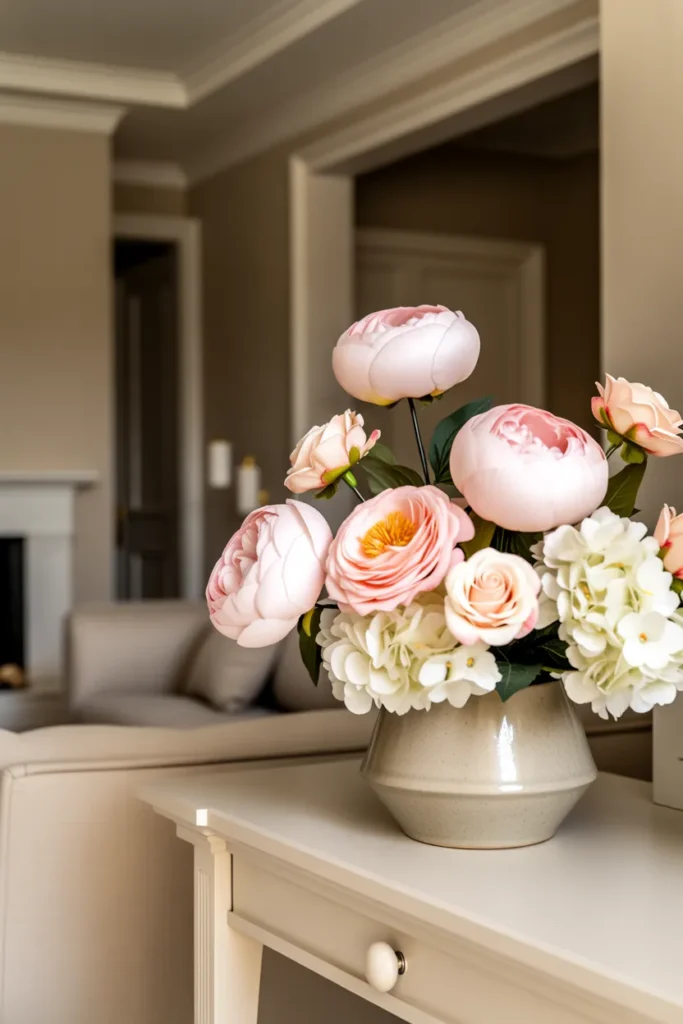 Silk Flower Display